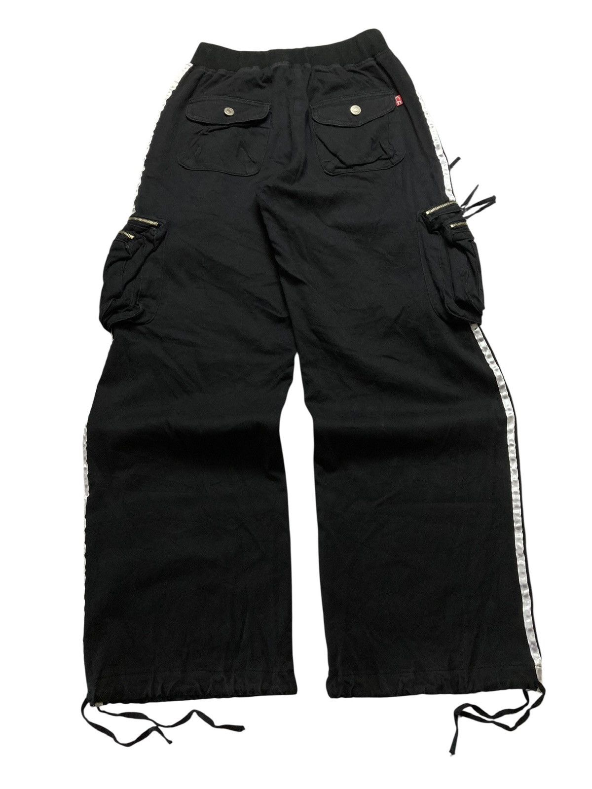 Balenciaga CF HOT Japanese Cargo Pants Striped 3D Multi Pocket Wide Leg Size US 33 - 2 Thumbnail