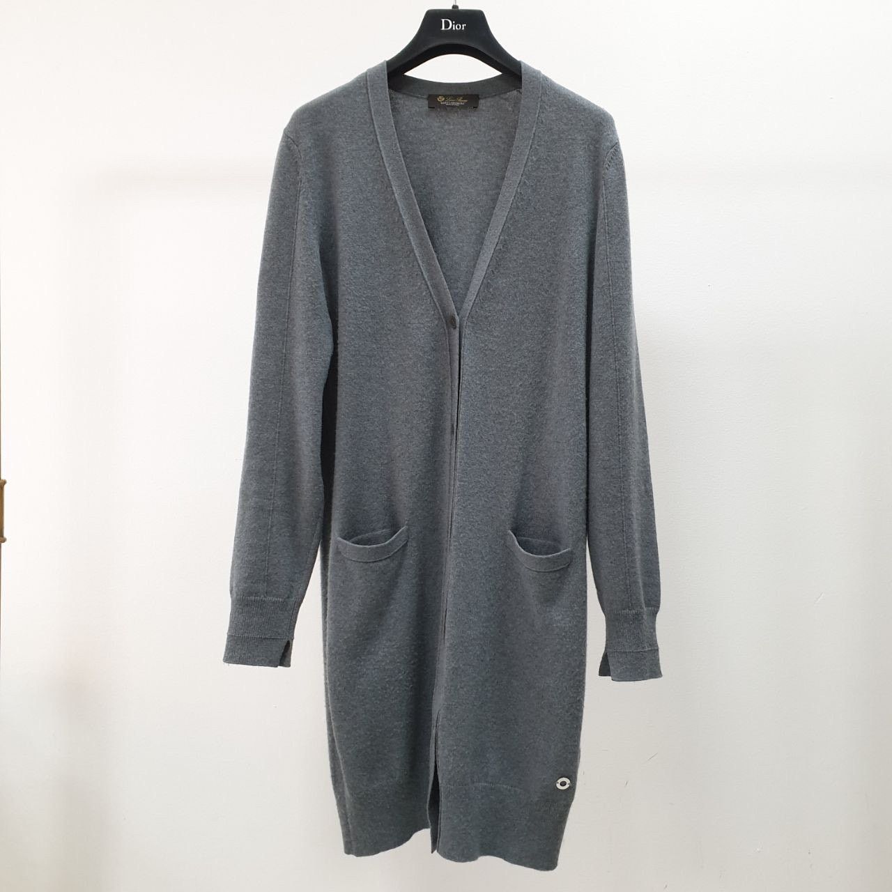 Loro Piana Loro Piana Gray Baby Cashmere Cardigan Sz.42 Size M / US 6-8 / IT 42-44 - 1 Thumbnail