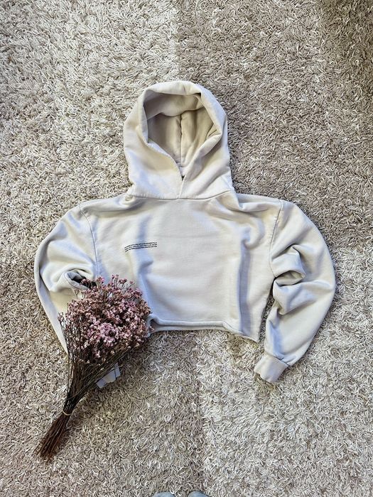 Designer Pangaia Crop Top Hoodie Organic Cotton Grailed