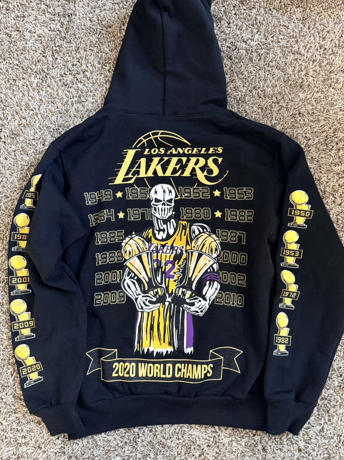 Waren Lotas LA Lakers NBA 2020 World Chams new hoodie size S
