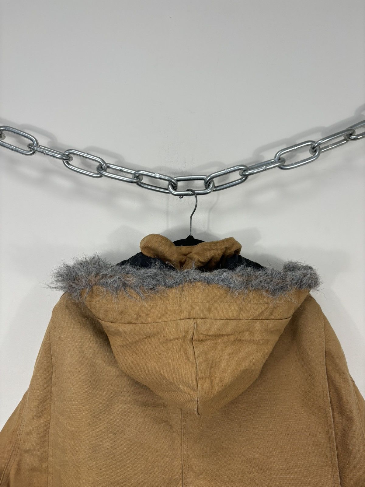 Carhartt Vintage 90s Carhartt USA Workwear Hooded Boxy Cropped Jacket Size US L / EU 52-54 / 3 - 21 Thumbnail