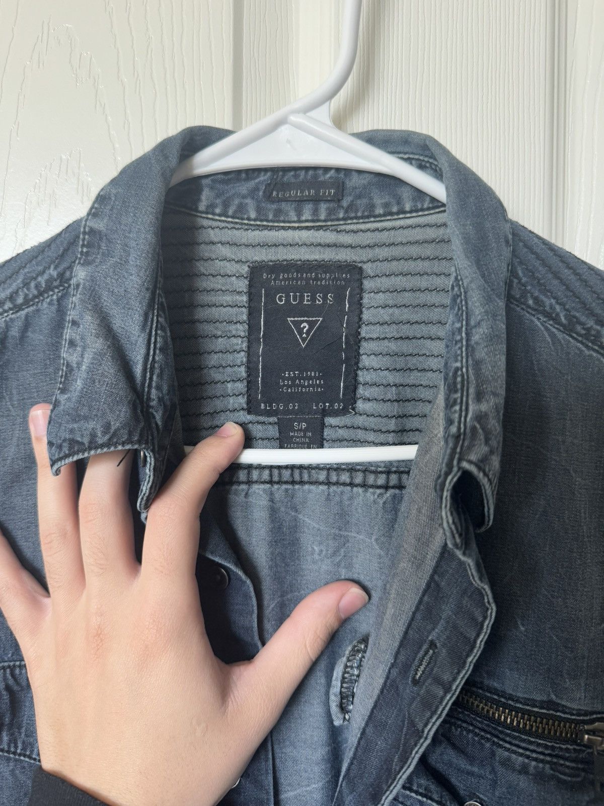 Guess Guess Denim Long Sleeve Shirt – Size Small Size US S / EU 44-46 / 1 - 6 Thumbnail