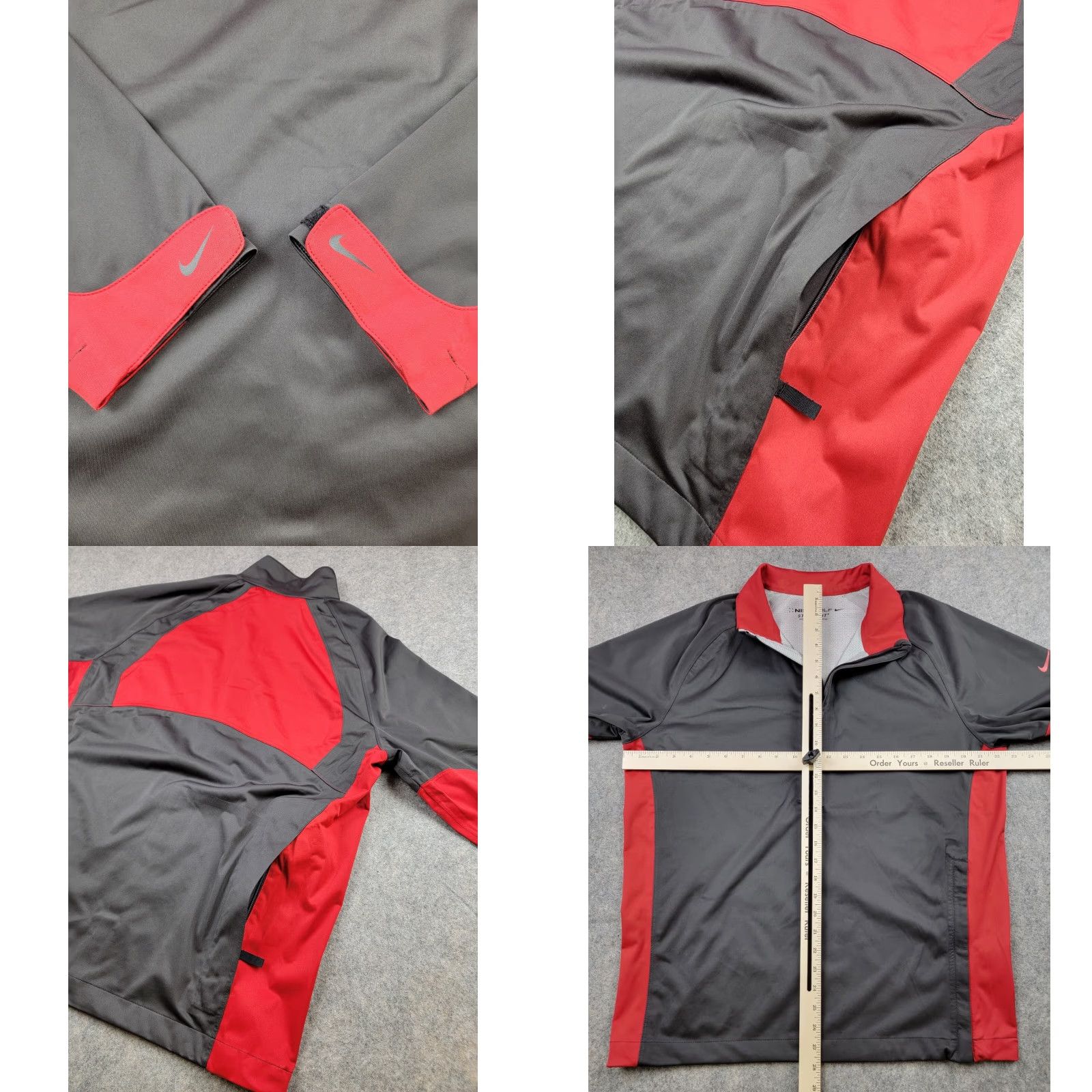 Nike Nike Golf Storm Fit Jacket Mens M Black 1/4 Zip Pullover Outdoor Sports Windbreaker Colorblock 1/4 Zip Sports Mens Size US M / EU 48-50 / 2 - 9 Thumbnail