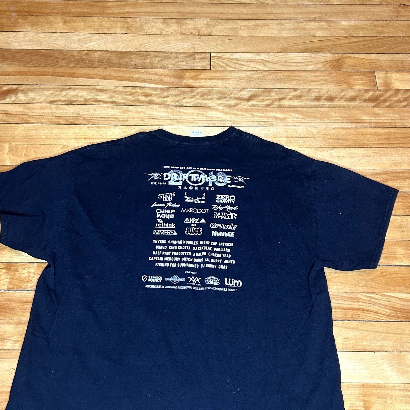 Gildan Drift More Festival EDM Black T-Shirt XL Size US XL / EU 56 / 4 - 6 Thumbnail