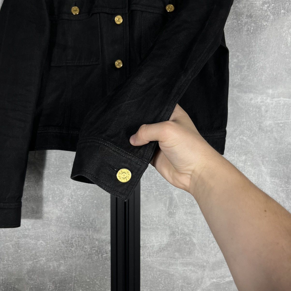 Celine CELINE PARIS PHOEBE PHILO SILK COTTON DENIM TRUCKER JACKET Size US S / EU 44-46 / 1 - 9 Thumbnail
