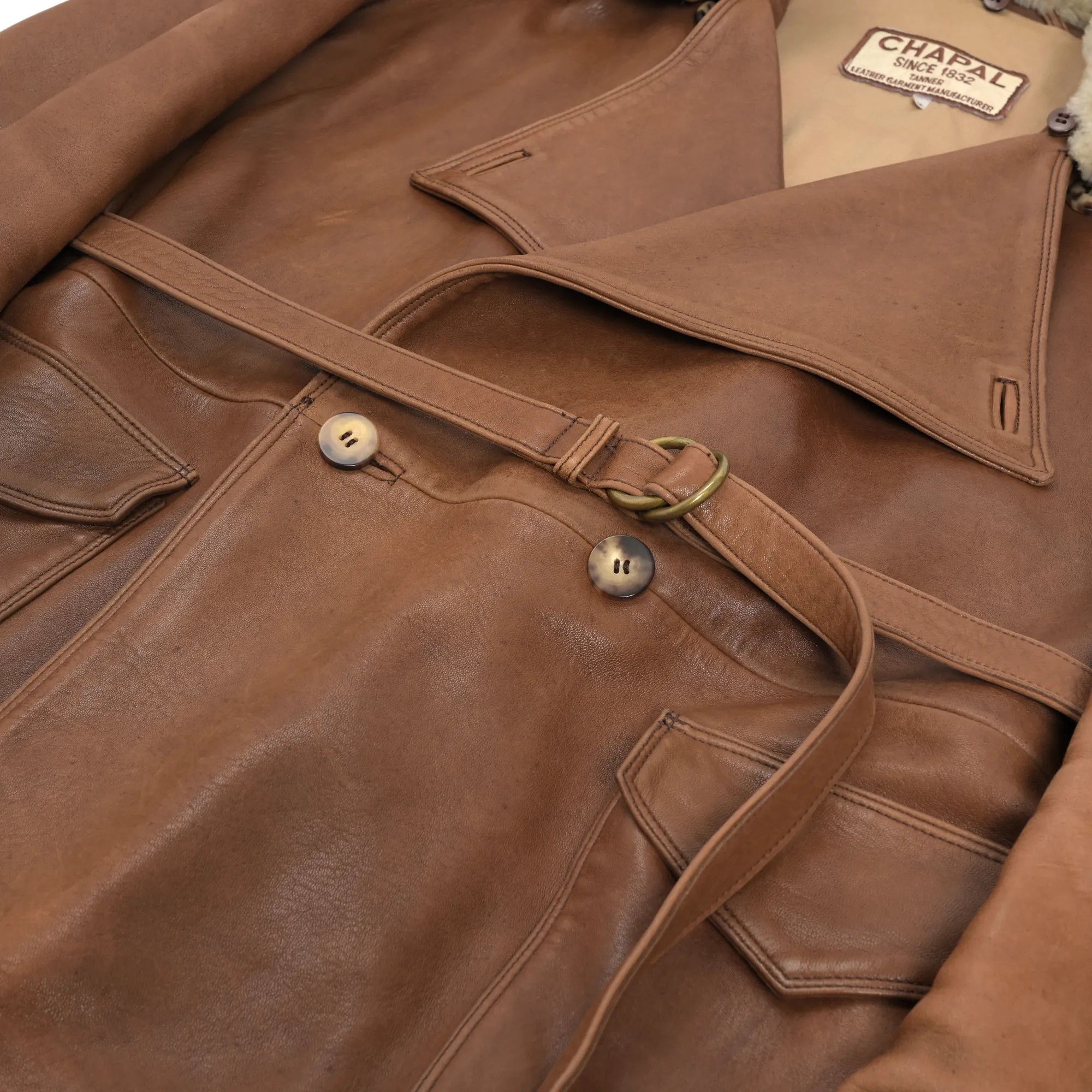 Other CHAPAL 1914 aviator jacket (XL) Size US XL / EU 56 / 4 - 4 Thumbnail