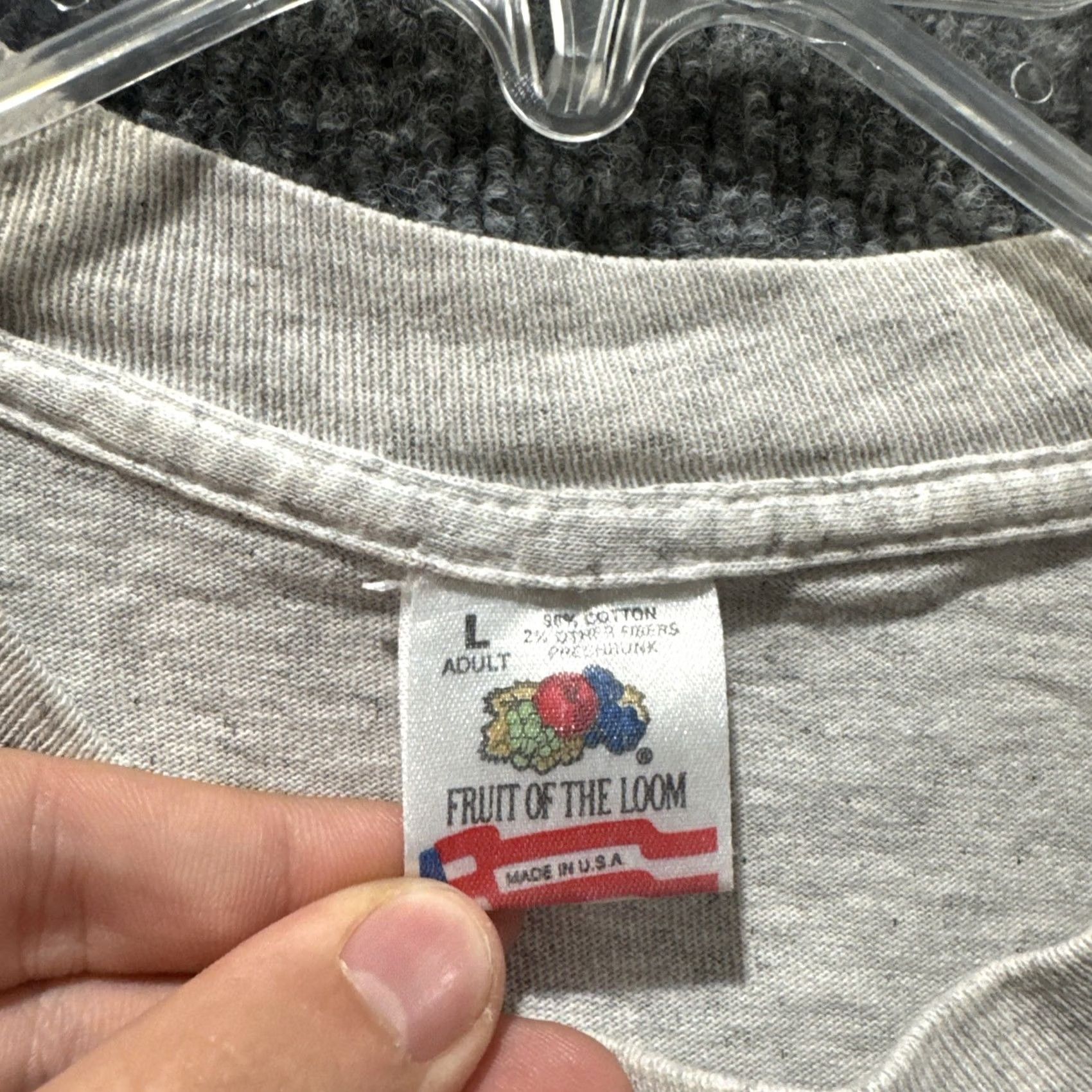 Fruit Of The Loom Item Specifications: Color: Grey Size US L / EU 52-54 / 3 - 7 Thumbnail