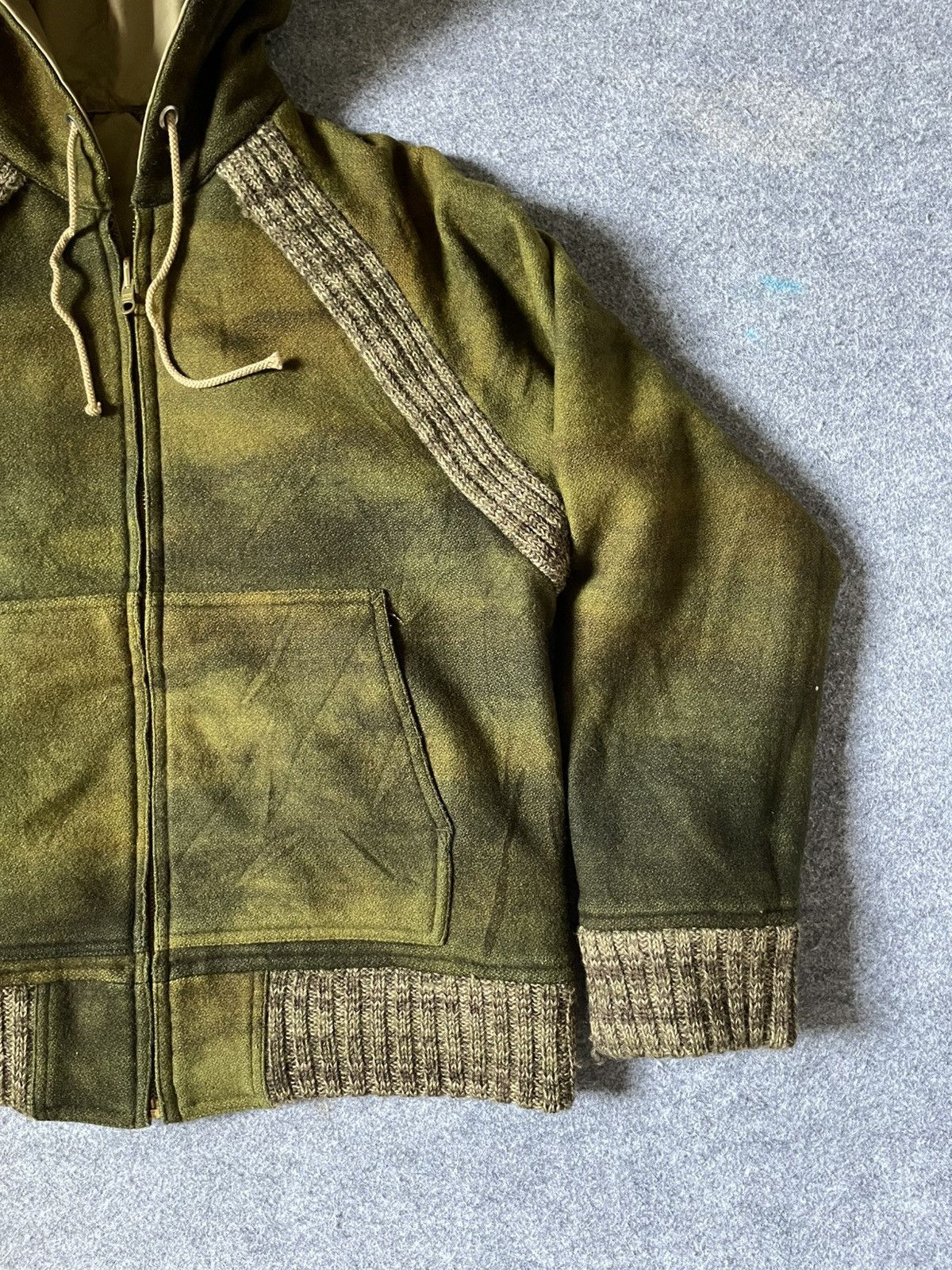 Needles Vintage Needles Reversible Wool/Nylon Zip Hoodie Jacket Size US XS / EU 42 / 0 - 3 Thumbnail