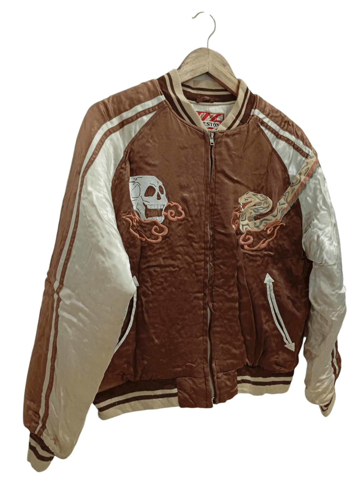 Japanese Brand 🔥🔥Houston Sukajan Souvenir Jacket Size US L / EU 52-54 / 3 - 3 Thumbnail