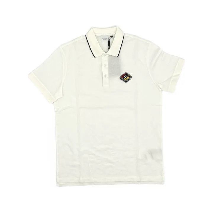 Burberry Burberry Burberry Striped Detail Short Sleeve Polo Shirt-2 Size US L / EU 52-54 / 3 - 2 Thumbnail