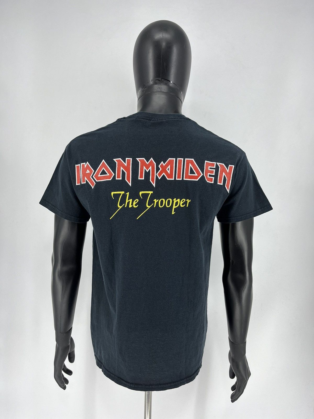 Band Tees Faded Iron Maiden The Trooper Heavy Metal Band Tee Size M Size US M / EU 48-50 / 2 - 8 Thumbnail