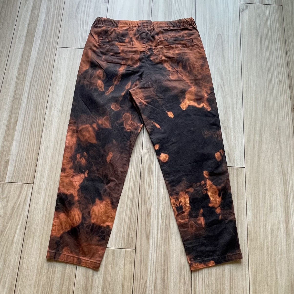 Designer × H&M Baggy jeans Black+Orange Combination color pants Size US 34 / EU 50 - 2 Thumbnail