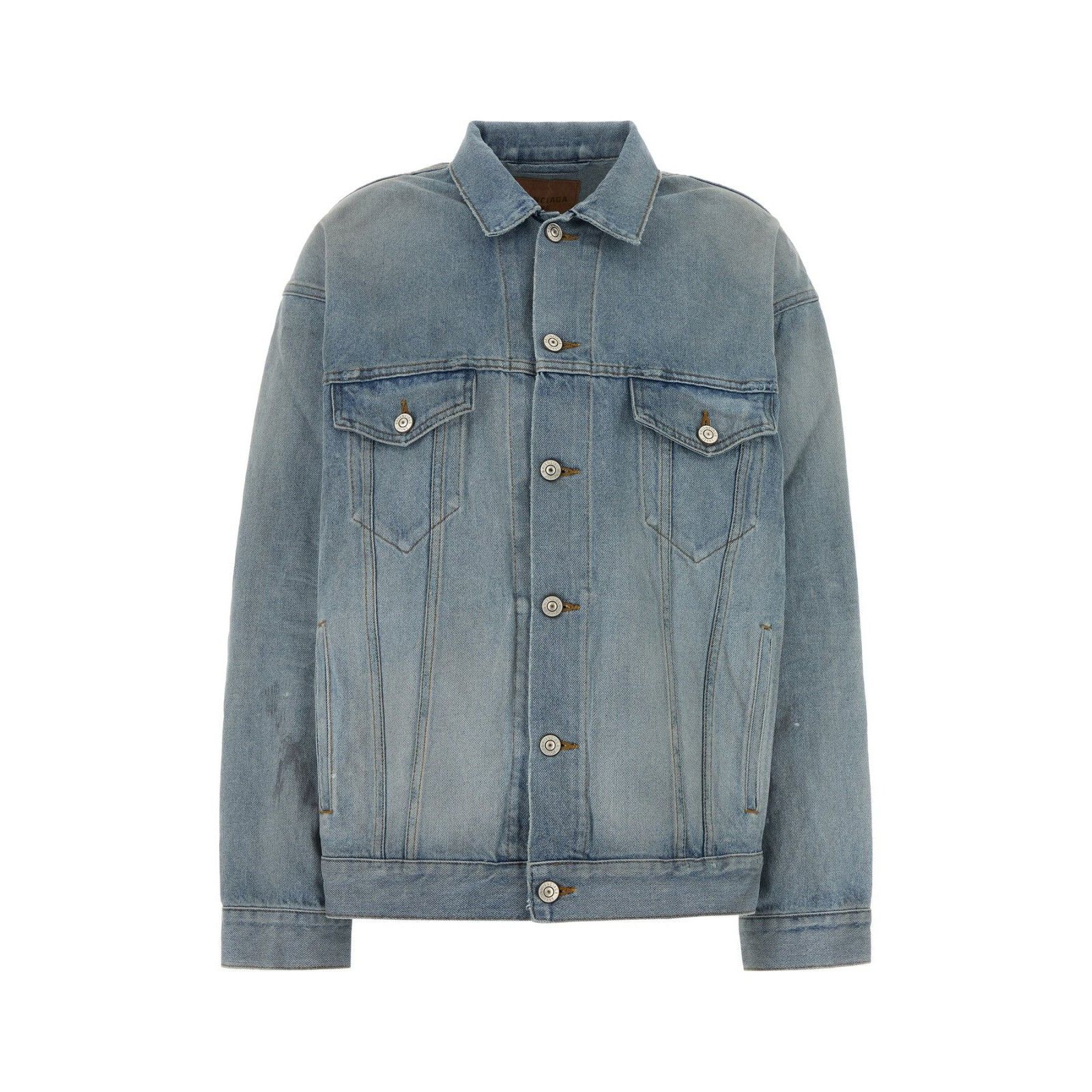 BALENCIAGA Denim Jacket New And Authentic (Women's size:2;)