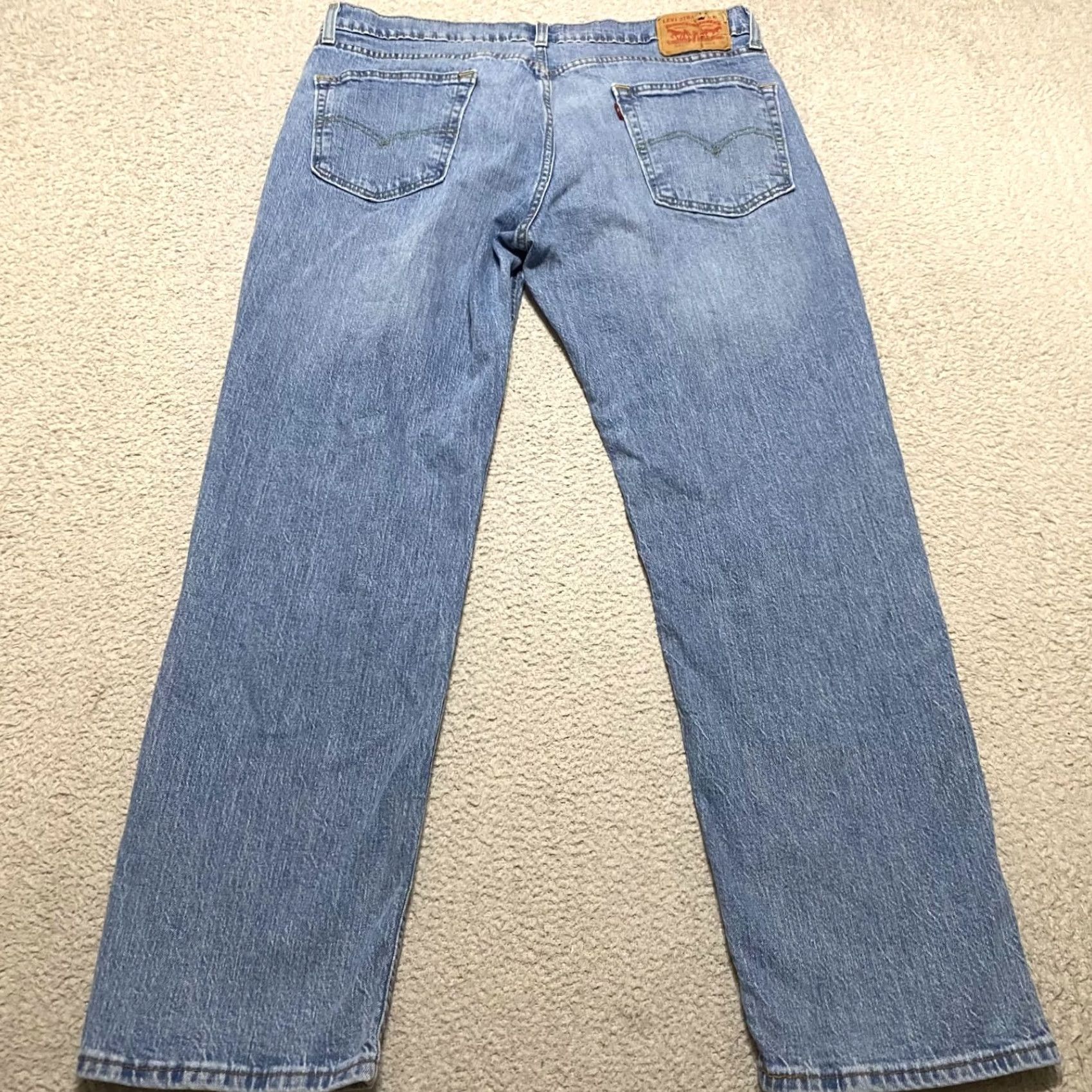 Levi's Levi'S Jeans Mens 36 Blue 36x30 Denim Wash Athletic Straight Mid Rise Size US 36 / EU 52 - 2 Thumbnail