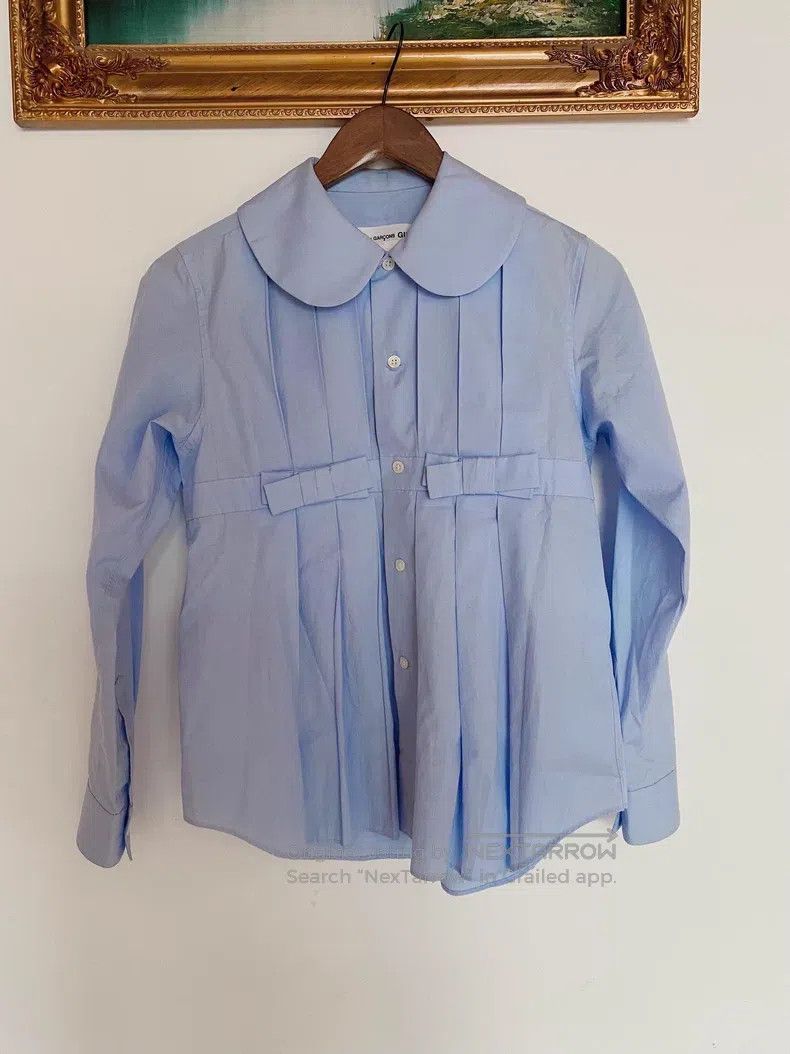 Comme des Garcons Comme Des Garcons Yuanbao collar bow-tie pleated shirt Size XS / US 0-2 / IT 36-38 - 1 Thumbnail