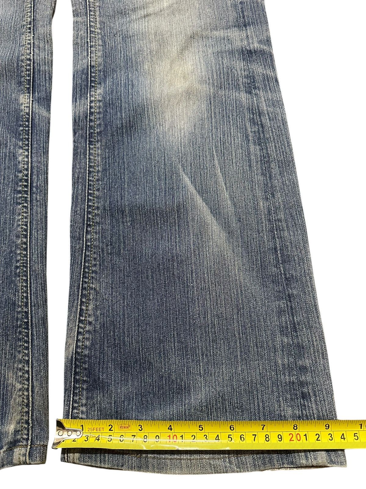 If Six Was Nine Vintage Japanese Brand Blue Wash Faded Style Wide Leg Jeans Size US 28 / EU 44 - 16 Thumbnail