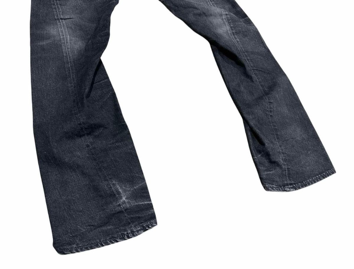 If Six Was Nine × Japanese Brand × RIPVANWINKLE 🔥Y2K Archived Rip Van Winkle Twisted Curve Biker Denim Size US 33 - 4 Thumbnail