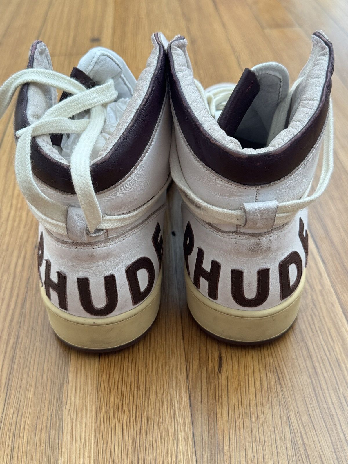 Rhude Rhude Rhecess High Maroon Size US 12 / EU 45 - 4 Thumbnail