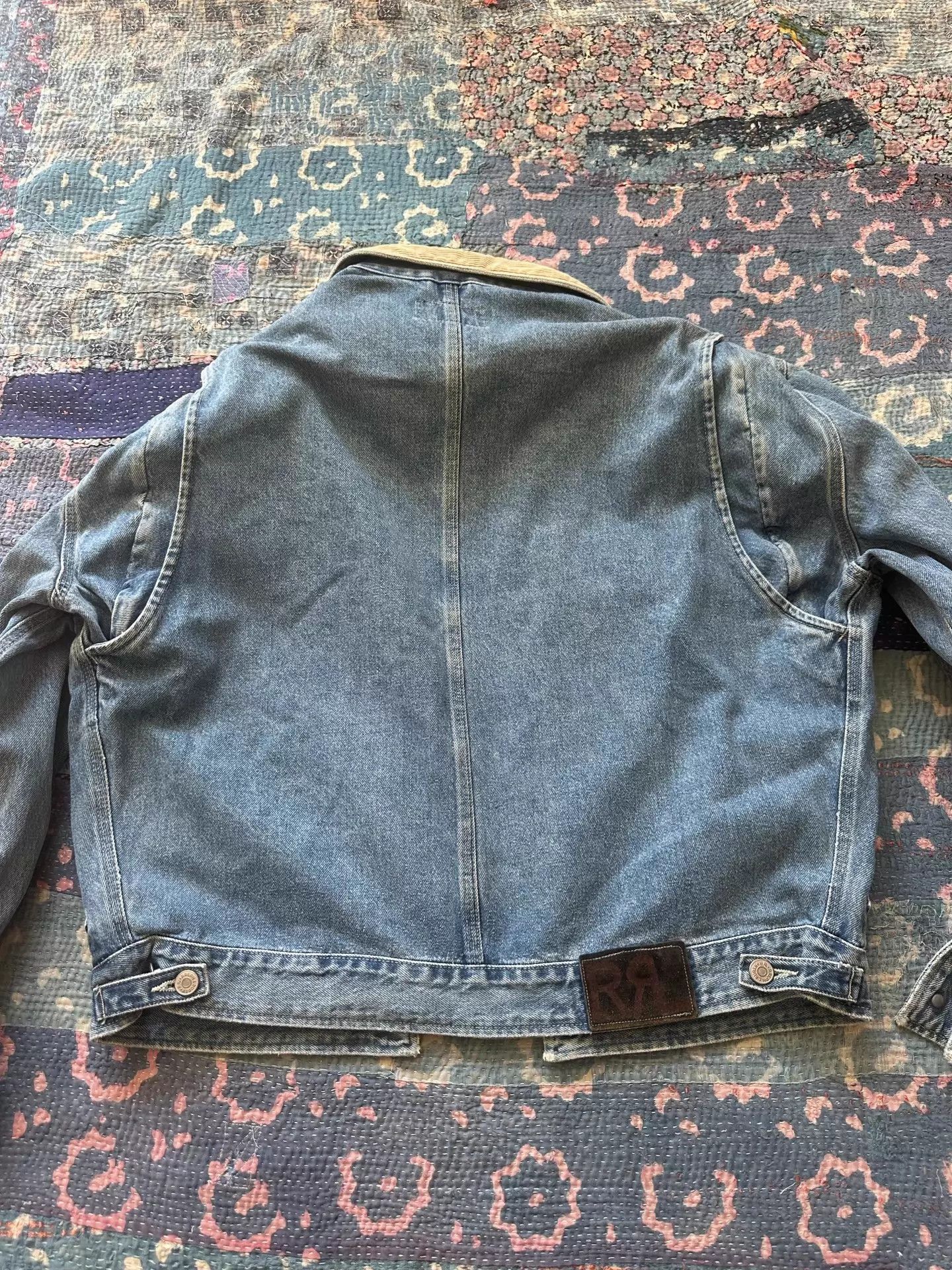 RRL Ralph Lauren RRL 3-Star Corduroy Paneled 90s USA Short Wide Jacket M Size US M / EU 48-50 / 2 - 2 Thumbnail