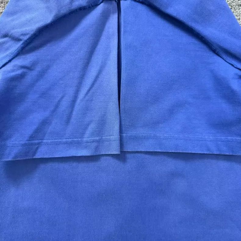 Louis Vuitton LV Blue Embossed Logo Short Sleeve Shirt-2506 Size US M / EU 48-50 / 2 - 3 Thumbnail