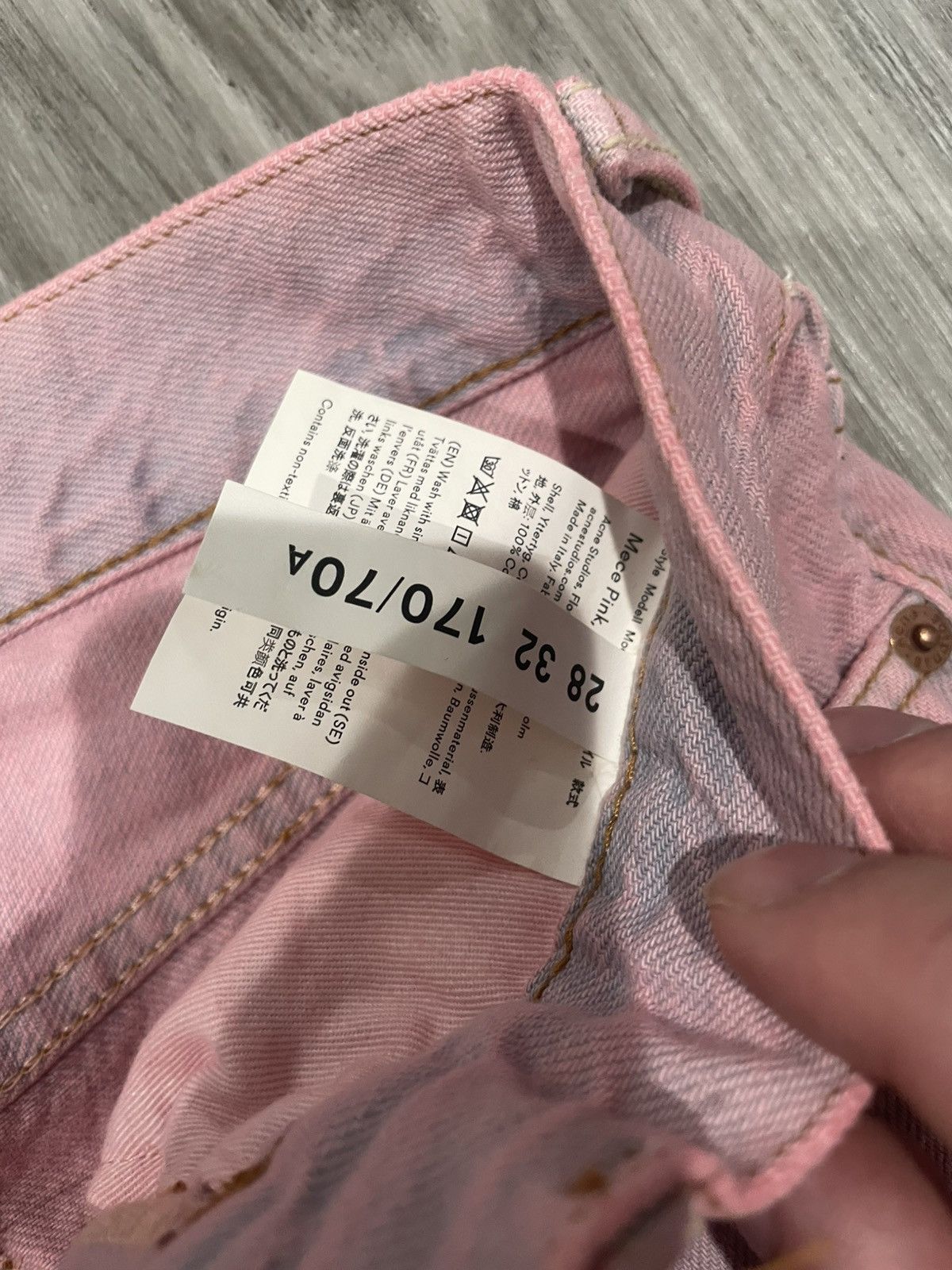 Acne Studios Mece Pink Denim Size US 28 / EU 44 - 3 Thumbnail