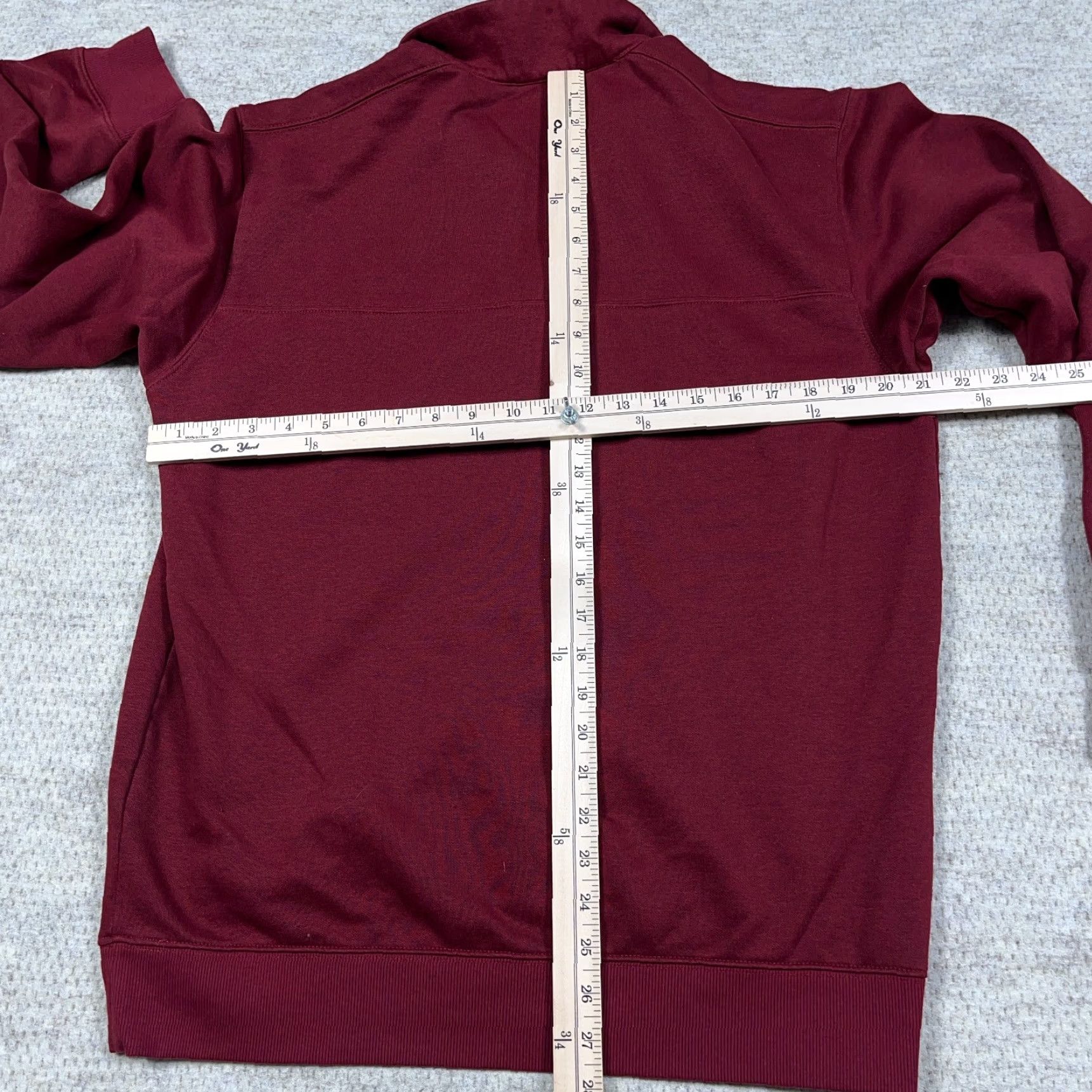 Vintage Columbia Sweater Men Medium Maroon Gray Pullover Fleece Sweatshirt Hiking Adult Size US M / EU 48-50 / 2 - 5 Thumbnail