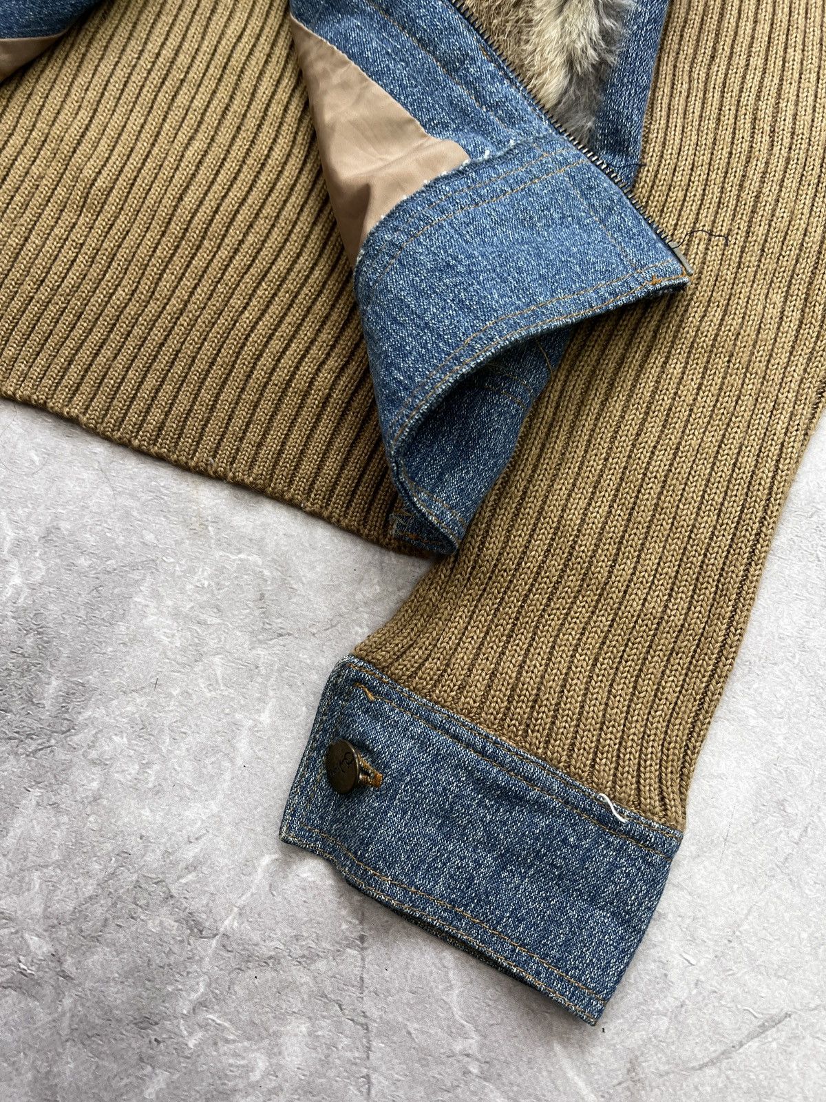 Hysteric Glamour × If Six Was Nine × Le Grande Bleu (L.G.B.) Vintage fur legrandebleu style zip cotton sweater hood Size S / US 4 / IT 40 - 9 Thumbnail