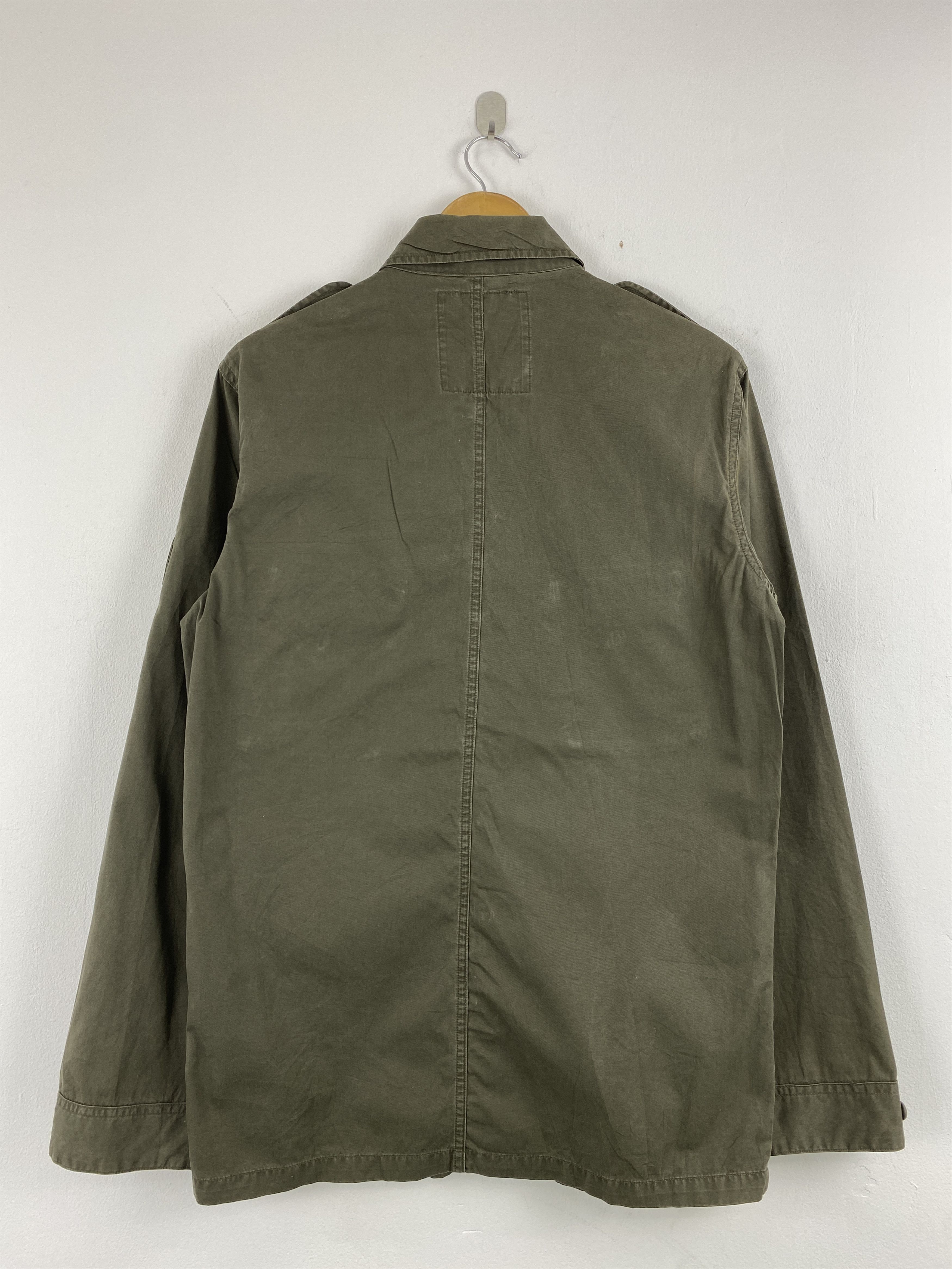 Vintage Back Number Button Ups Military Style Jacket JA0116