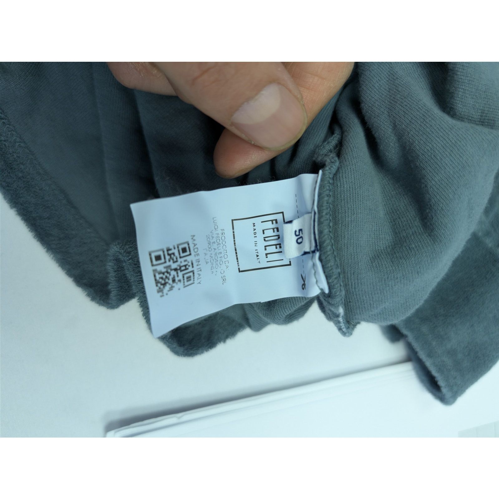 Fedeli o1rshd1 CC20 Front Pocket Suede Shirt in Green Size US M / EU 48-50 / 2 - 17 Thumbnail
