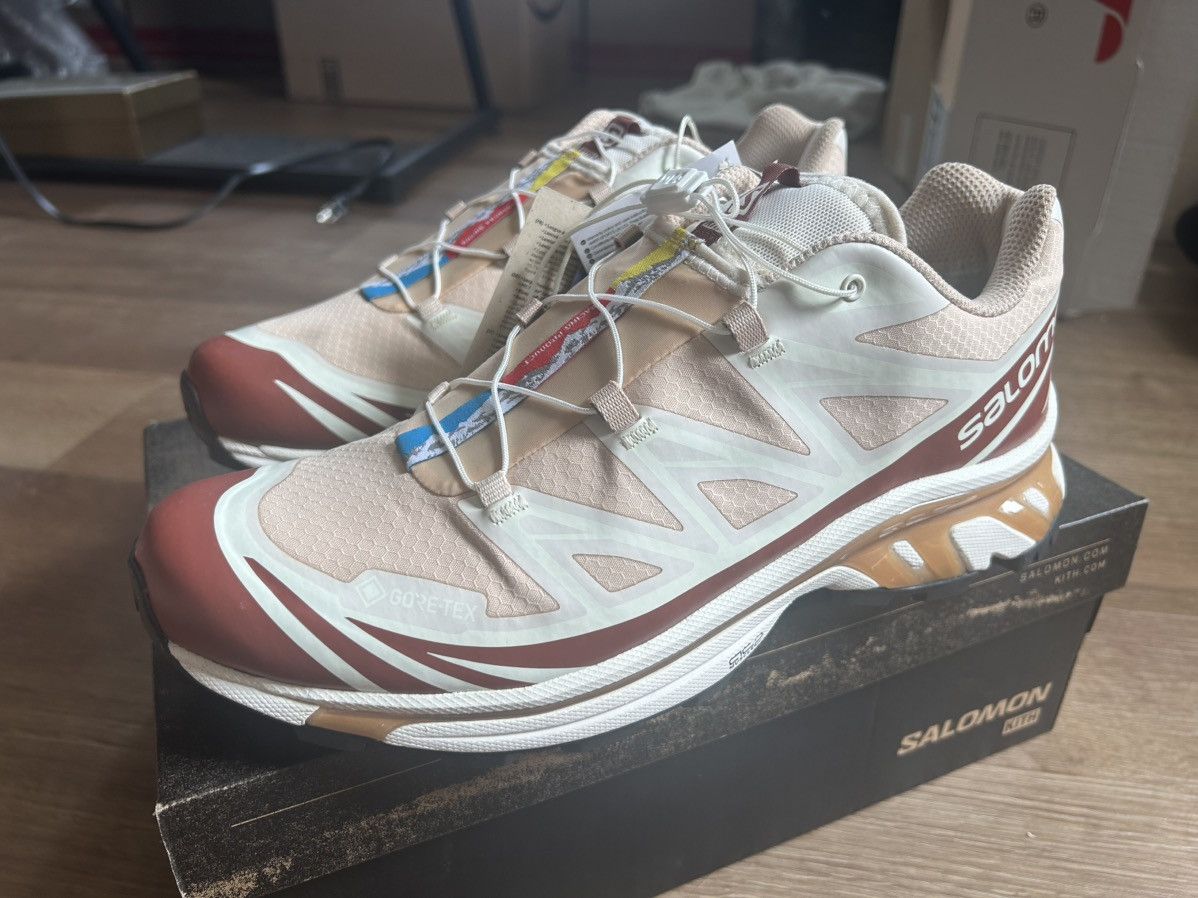 Kith × Salomon Kith x Salomon XT-6 Goretex Burnt Henna US 10 Size US 10 / EU 43 - 1 Thumbnail