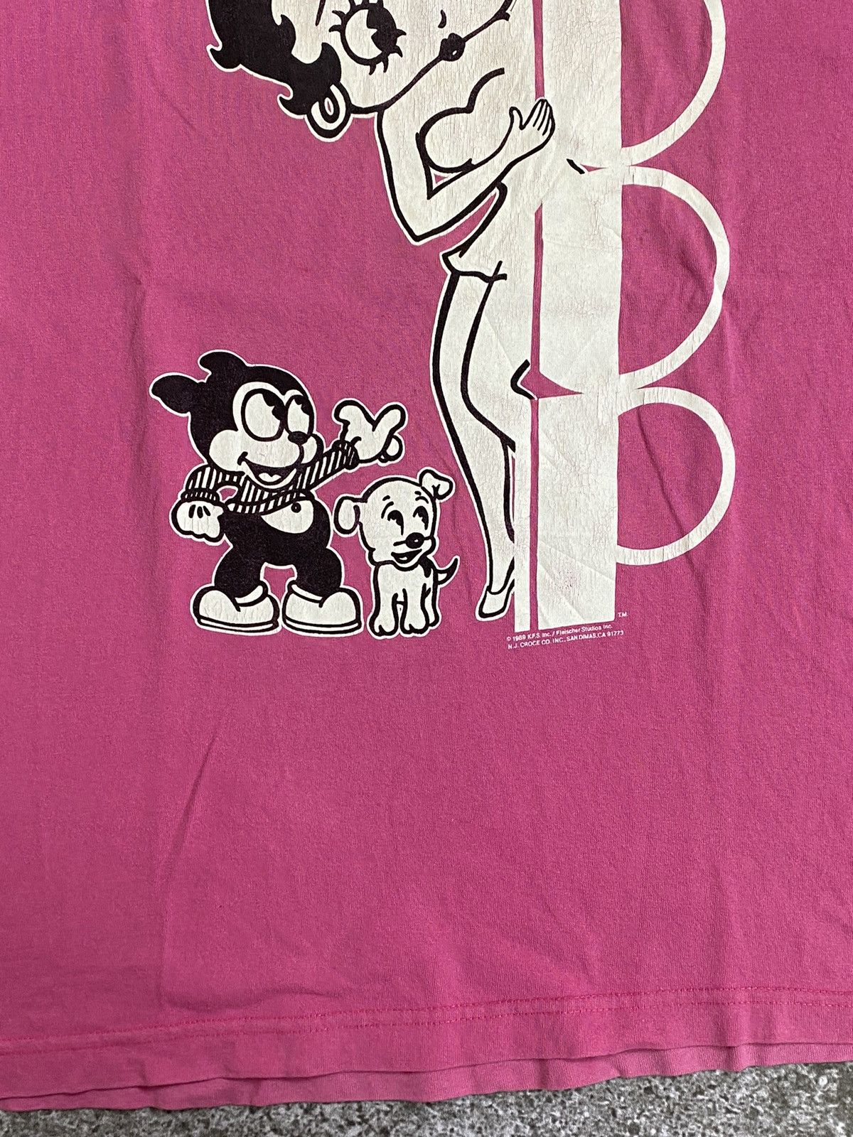 Vintage Vintage Betty boop 1989 t shirt Size US L / EU 52-54 / 3 - 4 Thumbnail