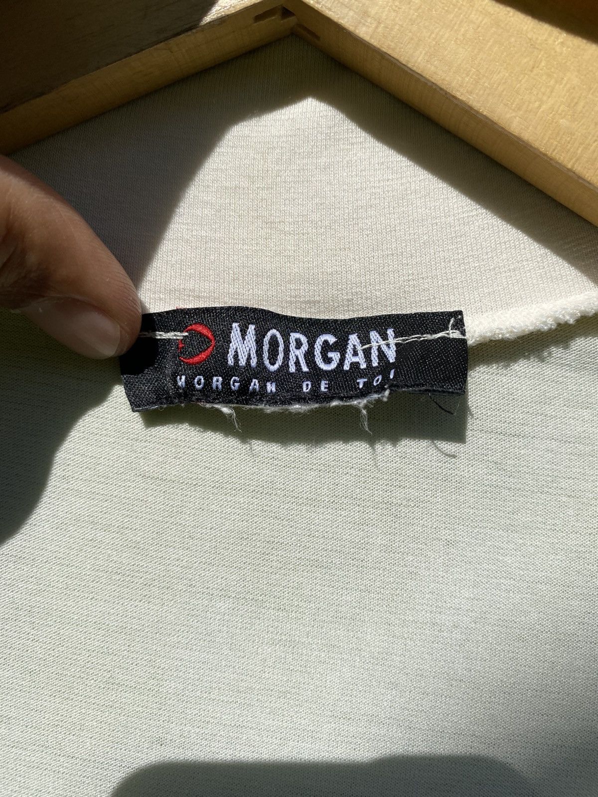 Morgan De Toi Morgan De Toi Vintage Chain Trompe L’Oeil Sheer Longsleeve Size ONE SIZE - 8 Thumbnail