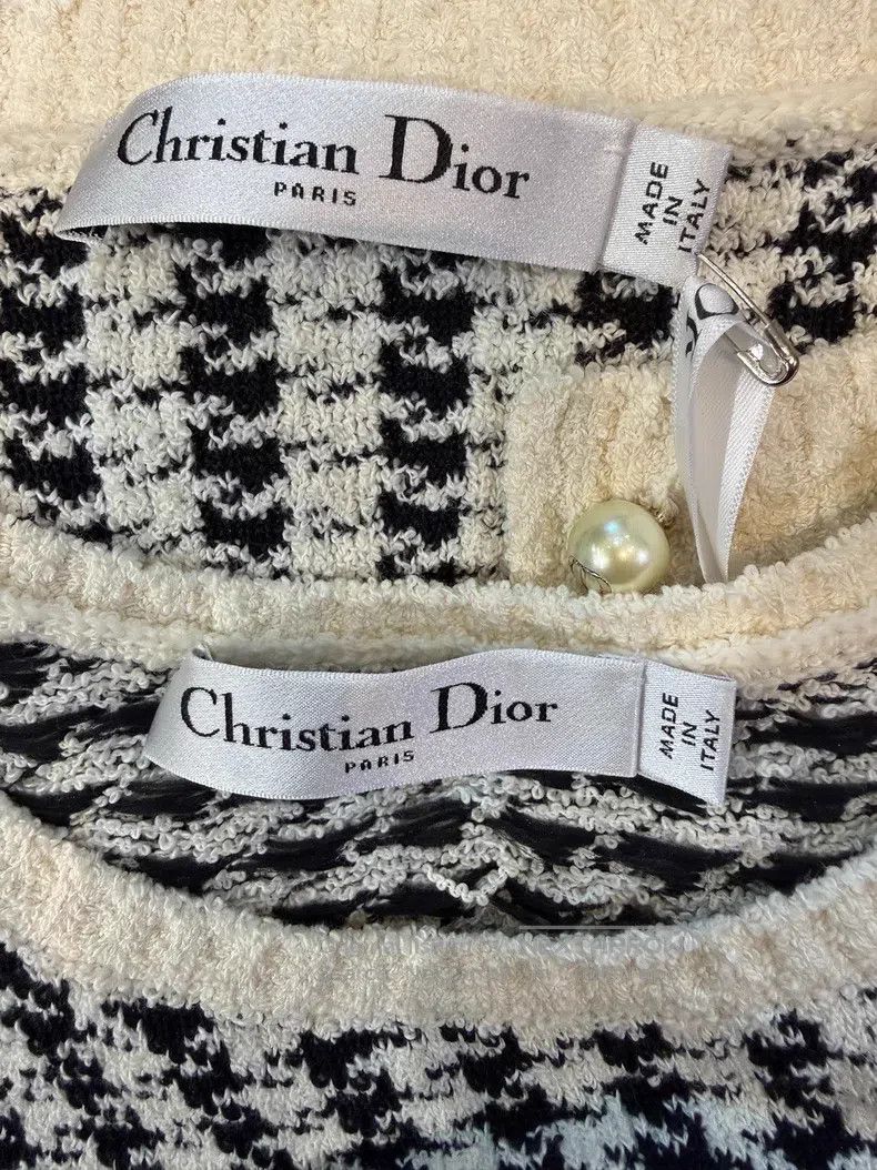Dior Dior Thousand-bird check knitted suit Size XXS / US 00 / IT 34 - 6 Thumbnail