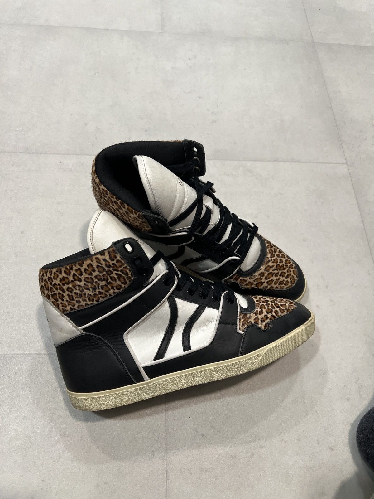 Celine Celine leopard Break High Tops Size US 9 / EU 42 - 10 Thumbnail