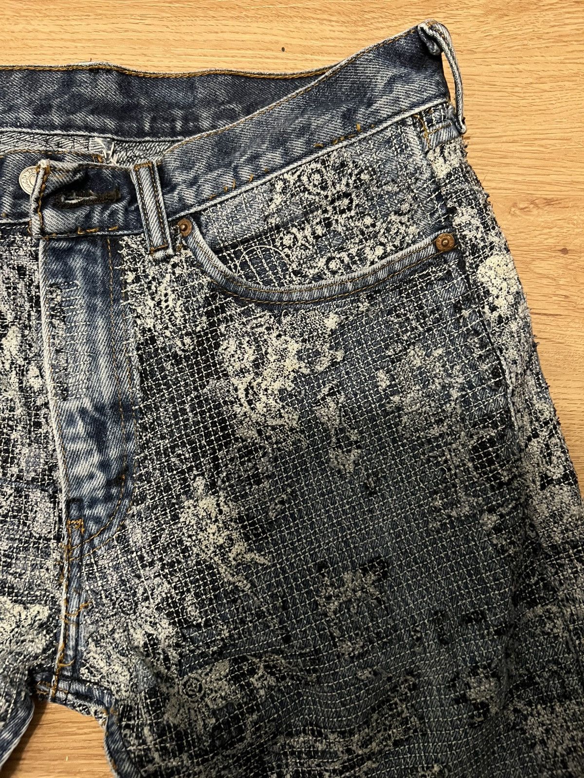 BORO Denim × Ends Repair × Proleta Re Art Boro Denim x Levi’s Size US 32 / EU 48 - 2 Thumbnail