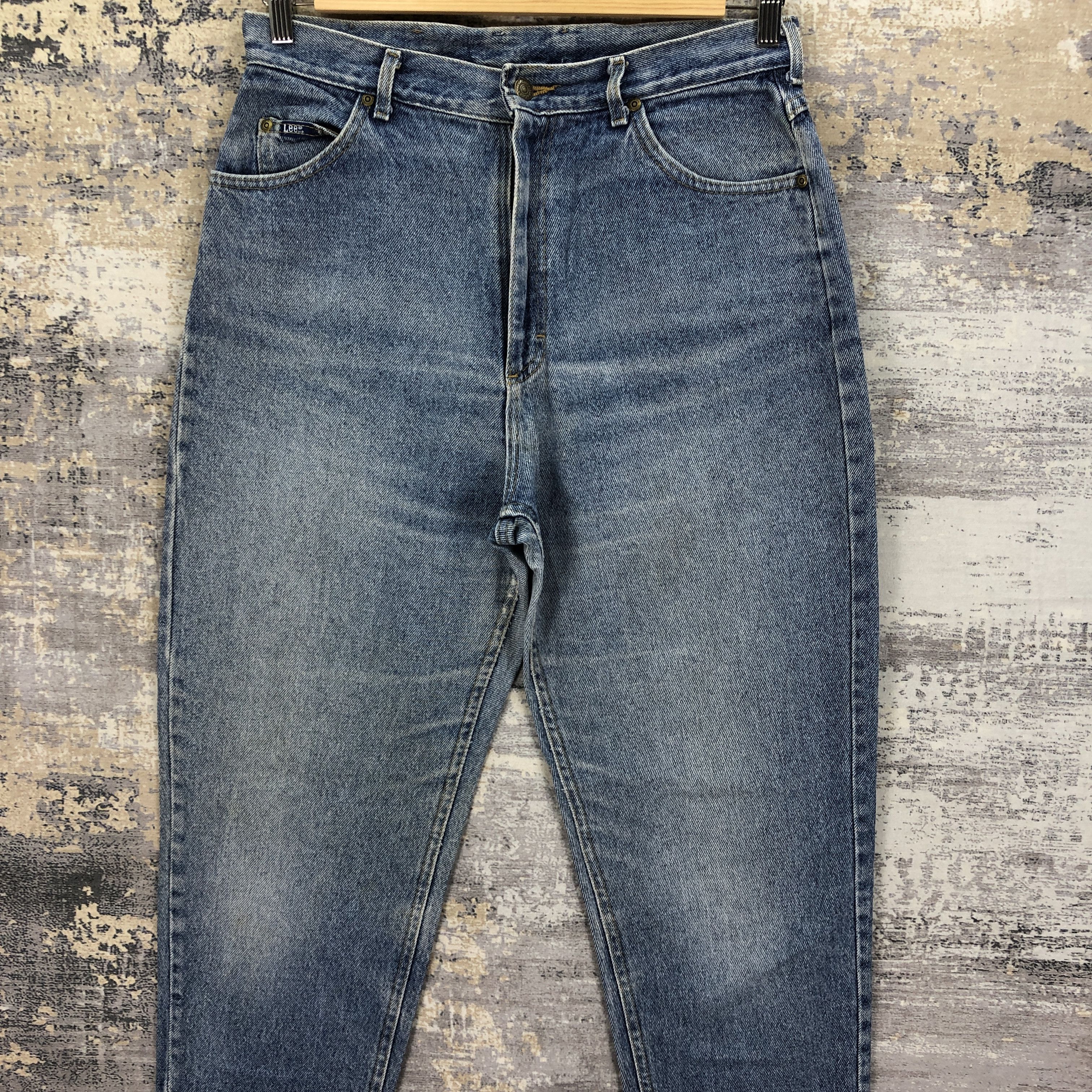 Lee Vintage 90s Lee Light Wash Jeans Tapered Lee Sunfaded Denim Size US 30 / EU 46 - 3 Thumbnail
