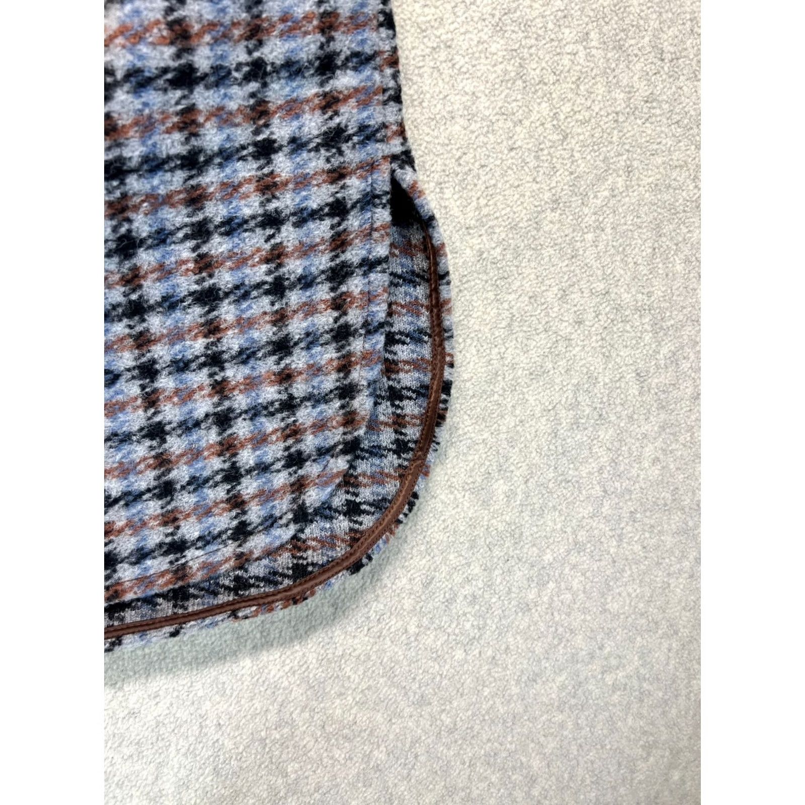 Gap Gap Womens Shacket Multicolor Houndstooth Plaid Lined Shirt Jacket S Size S / US 4 / IT 40 - 7 Thumbnail