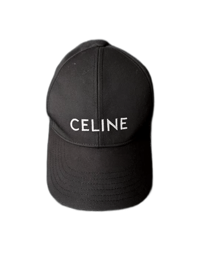 Celine Celine Black Baseball Cap Size ONE SIZE - 1 Thumbnail