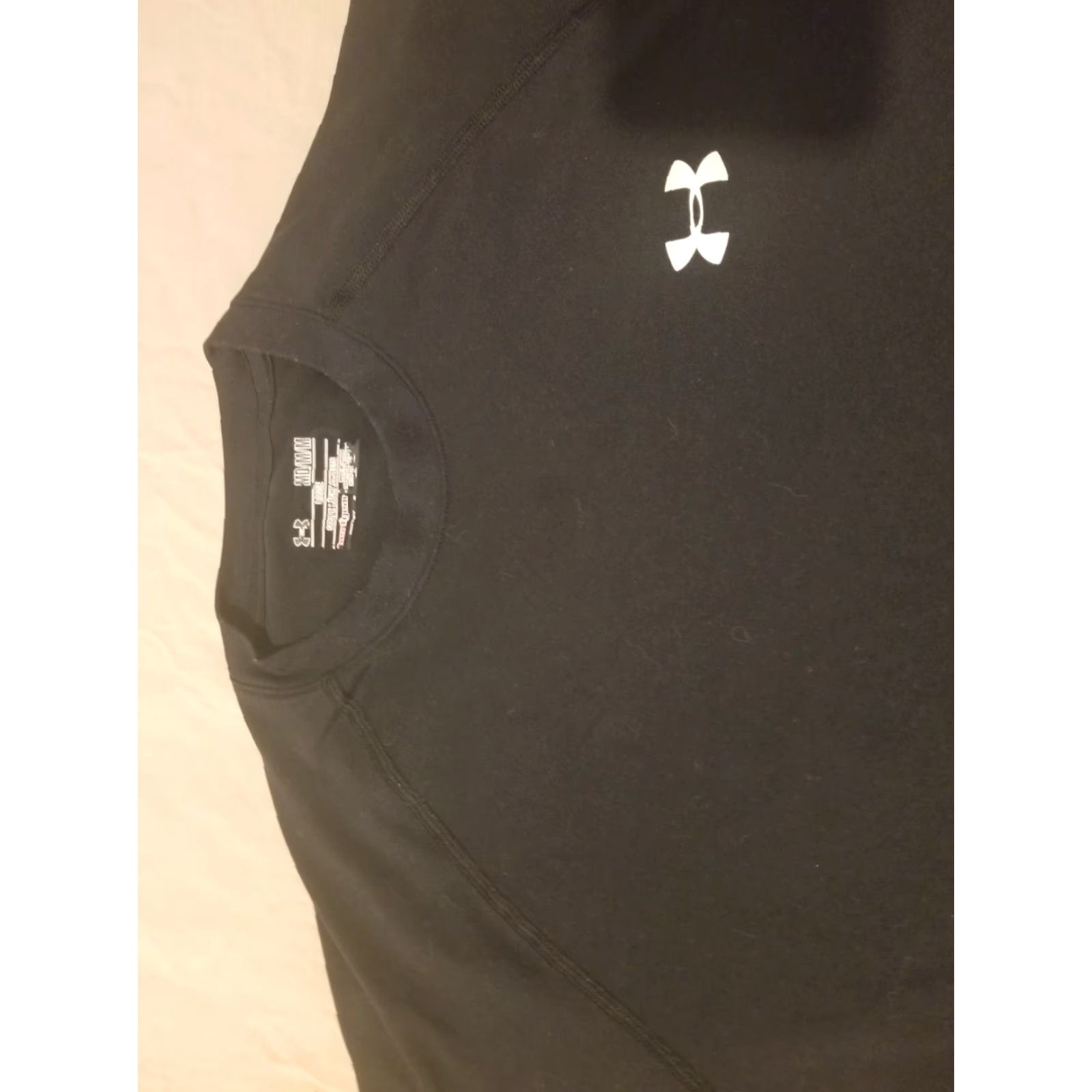 Under Armour Under Armour Shirt M Medium Black Athletic Gym Workout Mens T-Shirt Size US M / EU 48-50 / 2 - 2 Thumbnail
