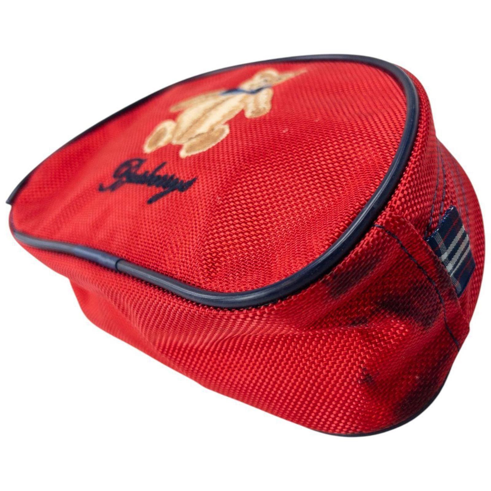 Burberry Vintage 90s Burberry Embroidered Teddy Bear Zip Pouch Size ONE SIZE - 8 Thumbnail