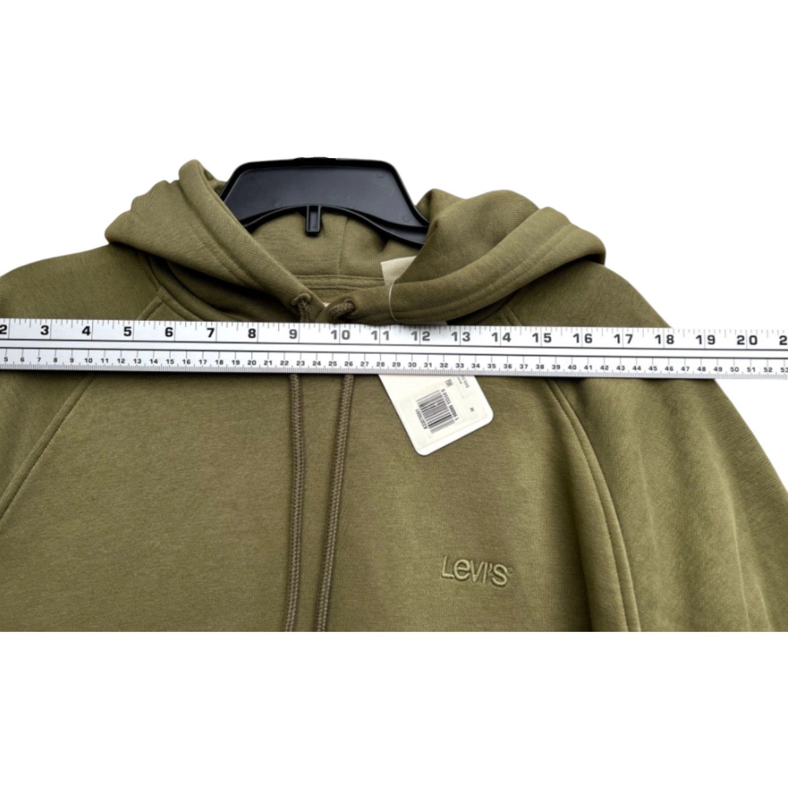 Levi's Levi's - Men's Long Sleeve Hoodie - Olive Green/Grey - Mediu Size US M / EU 48-50 / 2 - 5 Thumbnail
