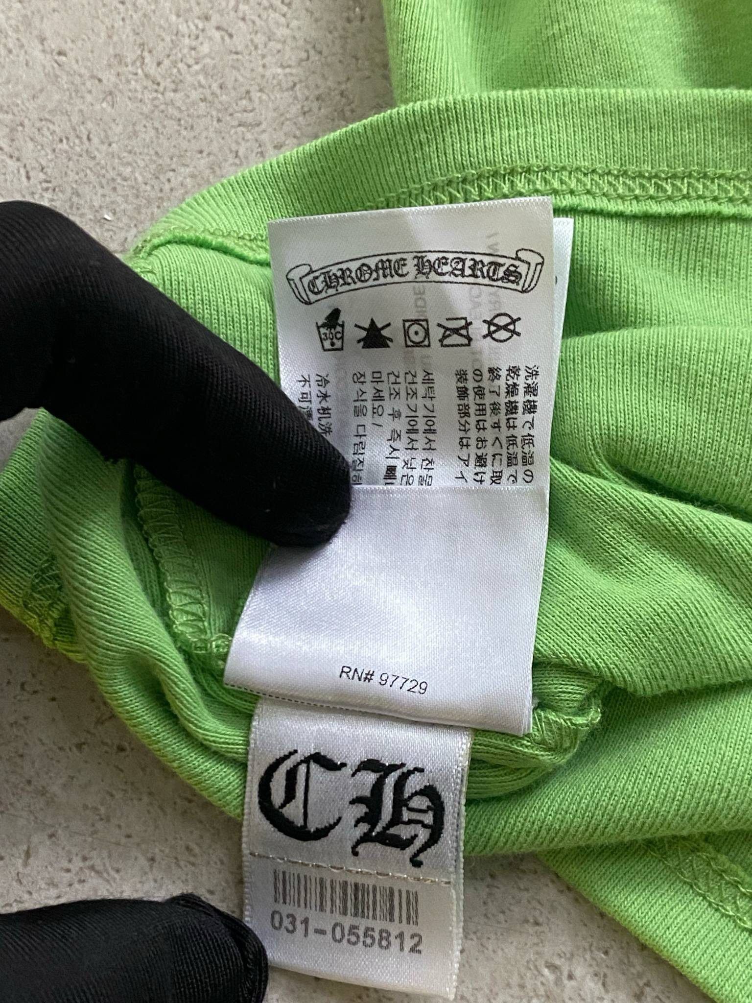 Chrome Hearts Chrome Hearts Matty Boy Green Limited Short Sleeve Tee Size S / US 4 / IT 40 - 8 Thumbnail