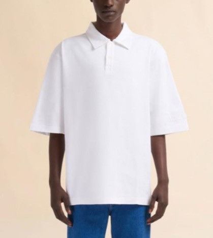Marni o1f1d3z0326 Polo Shirt in White Size US XL / EU 56 / 4 - 1 Thumbnail