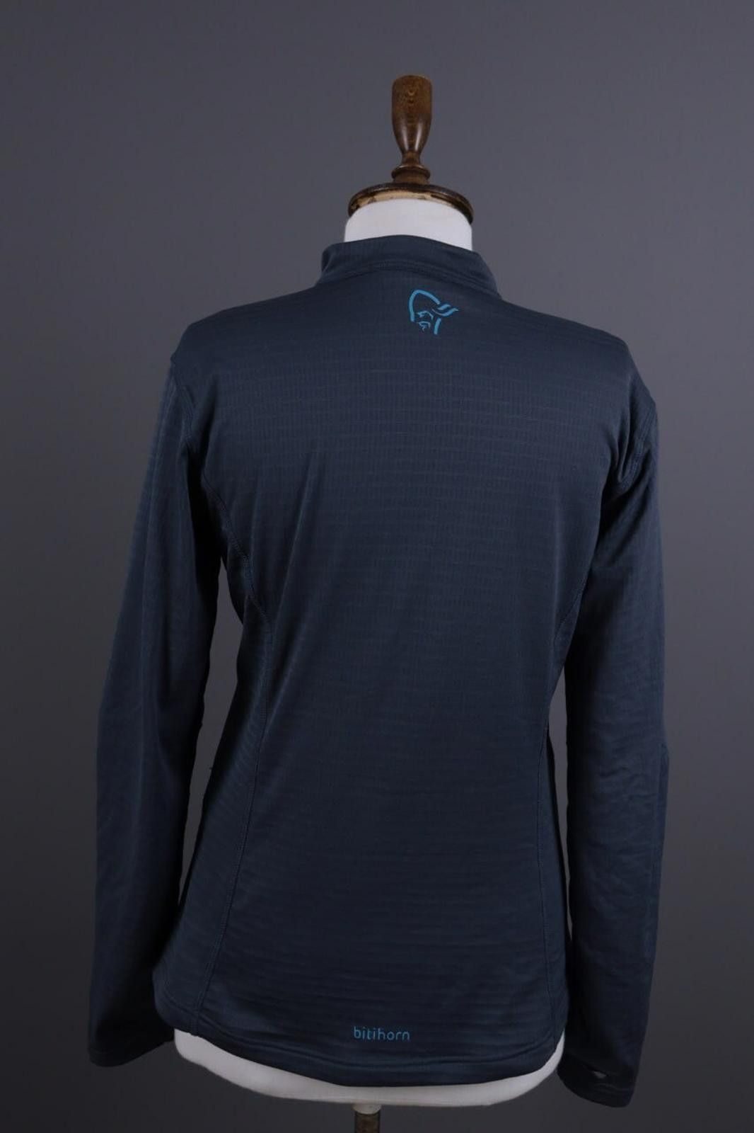 Norrona Norrona Bitihorn Gray 1/4 Zip Top Base Layer Size L Size L / US 10 / IT 46 - 6 Thumbnail