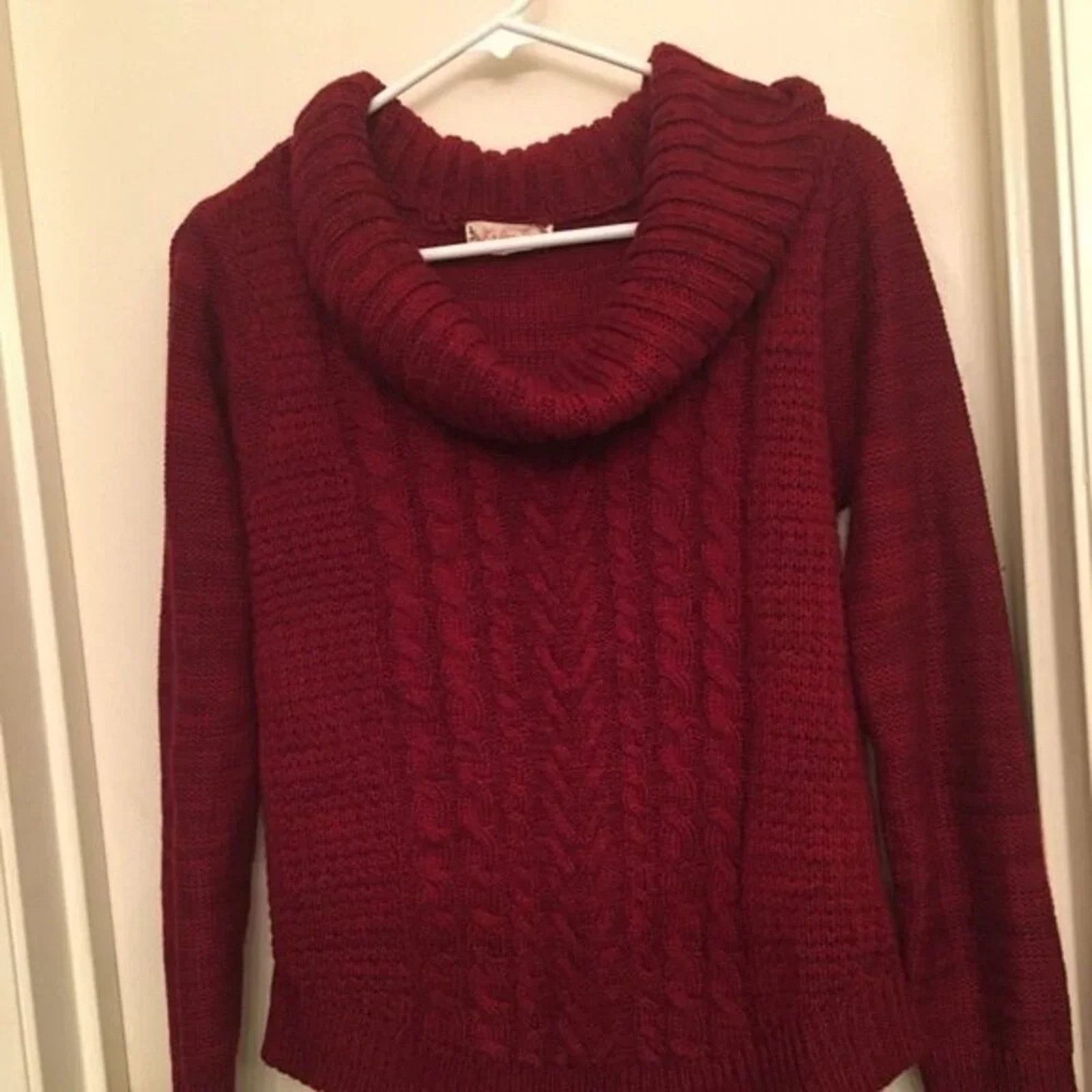The Unbranded Brand It’s Our Time cowl neck sweater, size small. Size S / US 4 / IT 40 - 1 Thumbnail