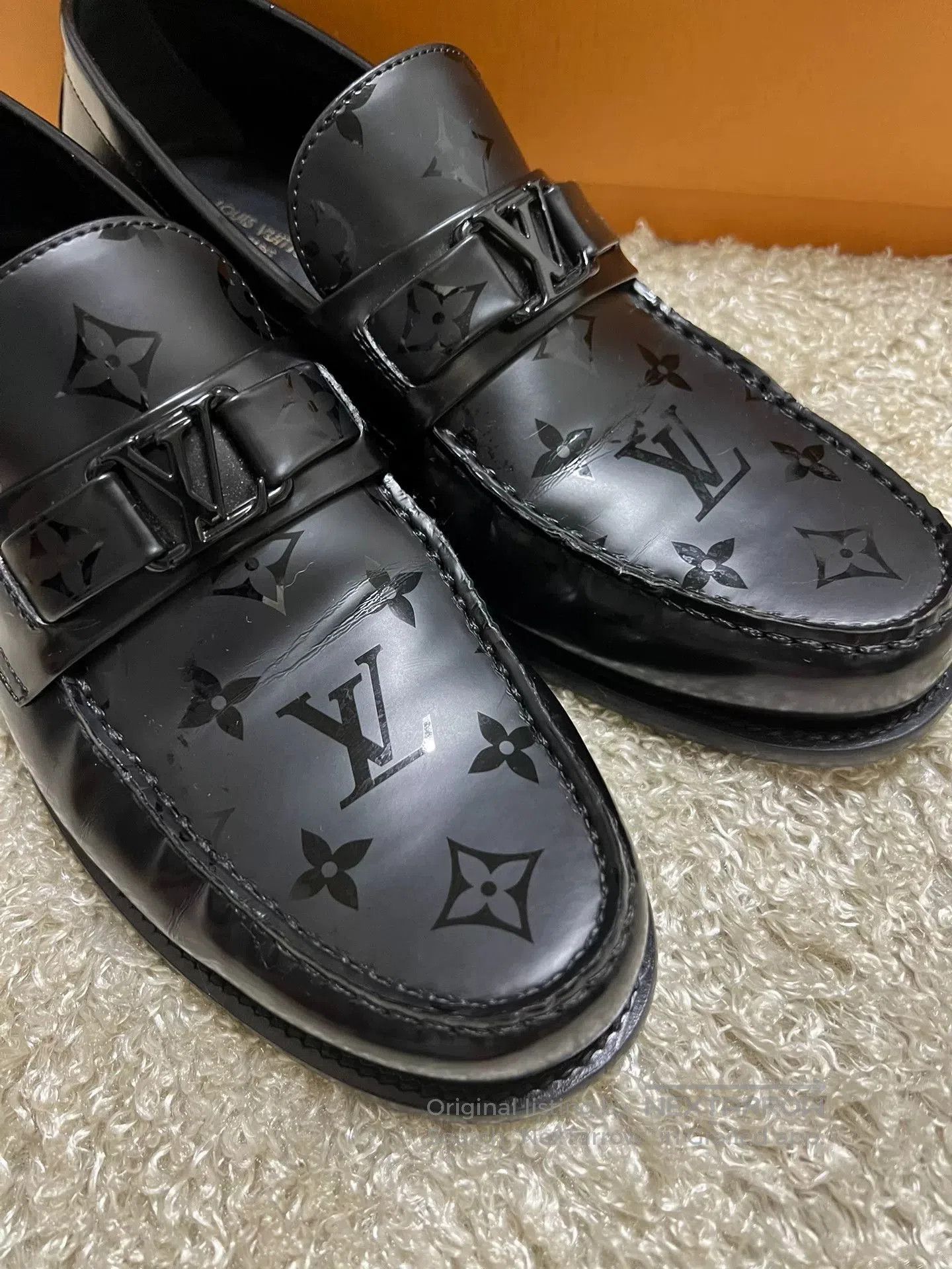 Louis Vuitton Men's Monogram Loafers.