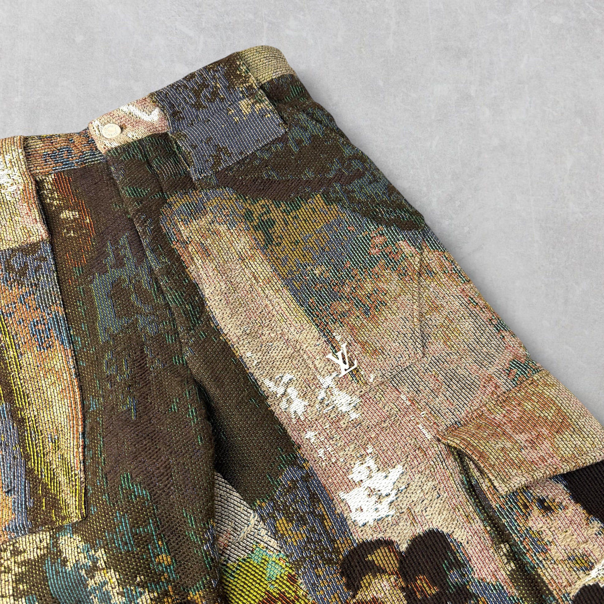 Louis Vuitton Louis Vuitton Tapestry Cargo Pants 36 (48) Size US 36 / EU 52 - 4 Thumbnail