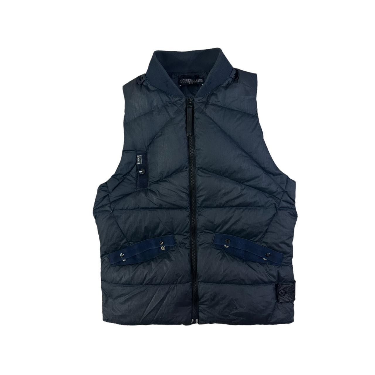 image of Stone Island Shadow Project Body Warmer Gilet in Navy, Men's (Size Small)