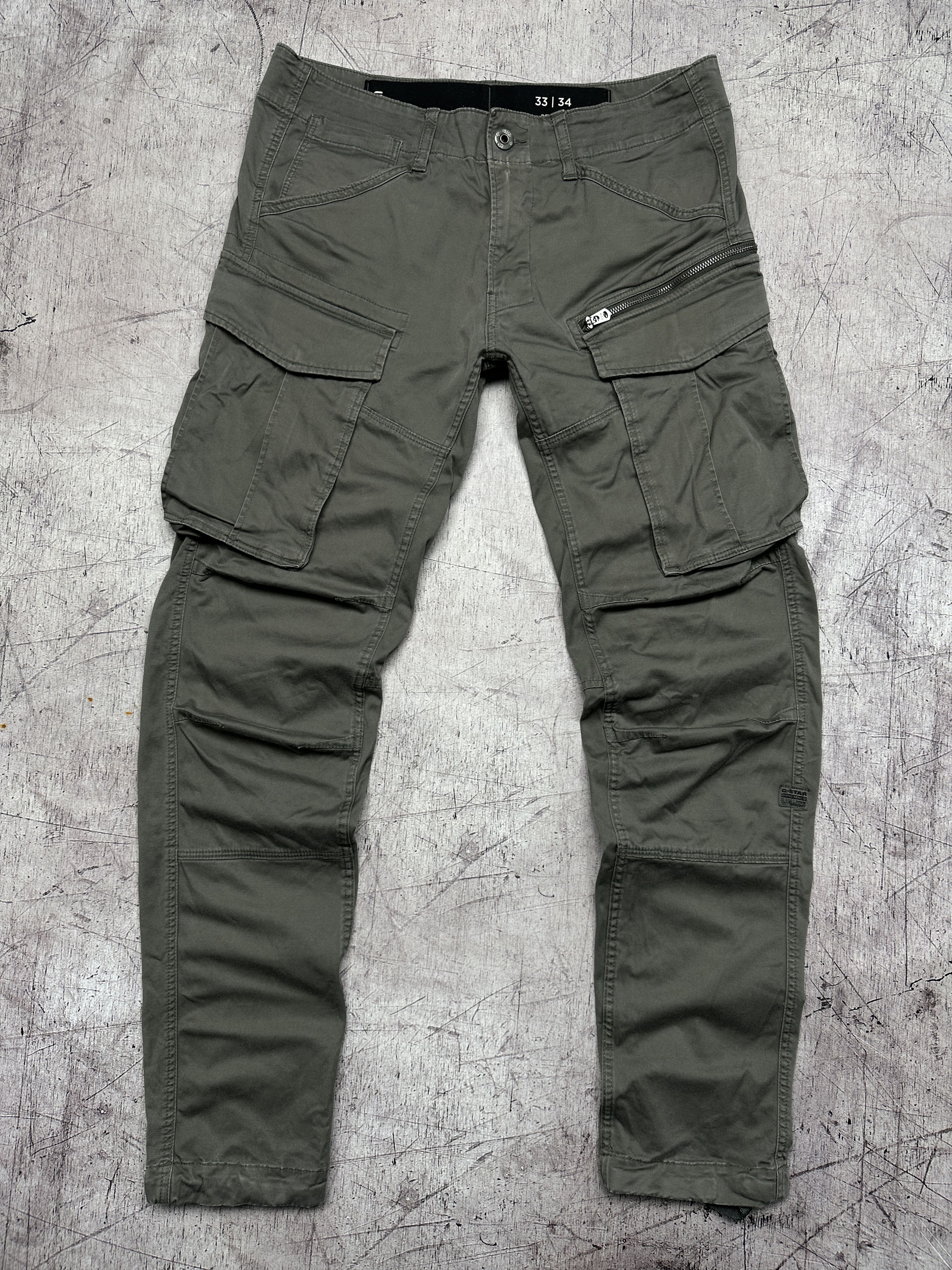 G Star Raw Mens Rovic Zip 3D Tapered Cargo Pants
