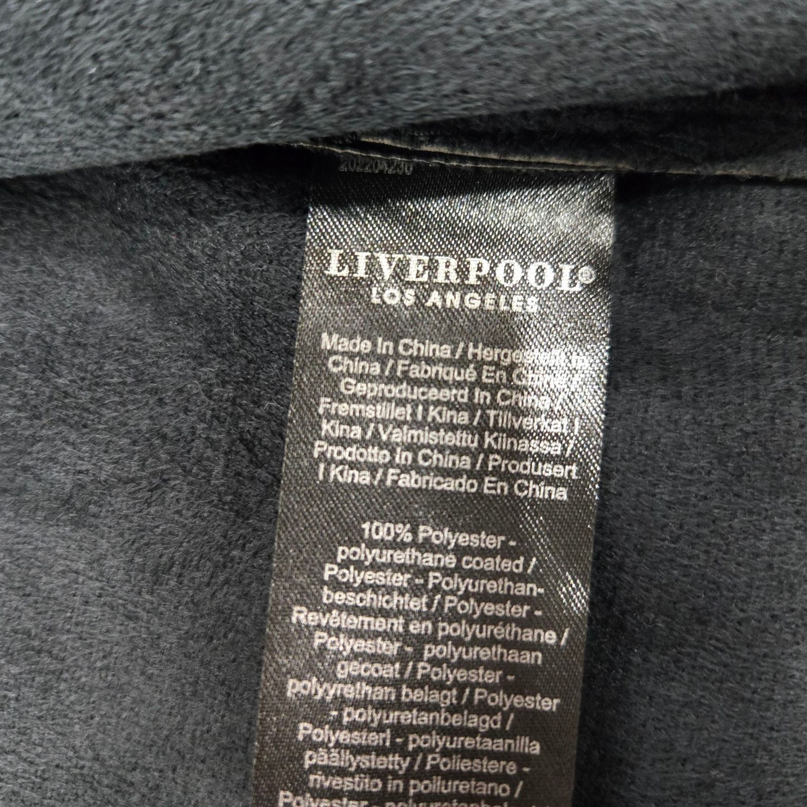 Other Liverpool Black Button Front Size Faux Leather Shacket Small Size S / US 4 / IT 40 - 9 Thumbnail